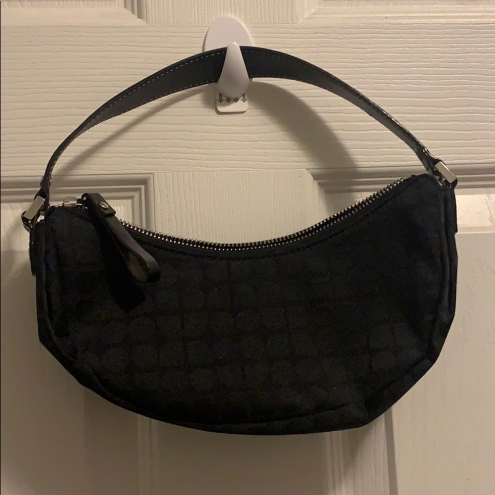 KATE SPADE ♠️ vintage black saddle bag style purse